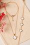 Heliophilia Silver Conjunto de Collar y Pulsera Dorado CSET9831